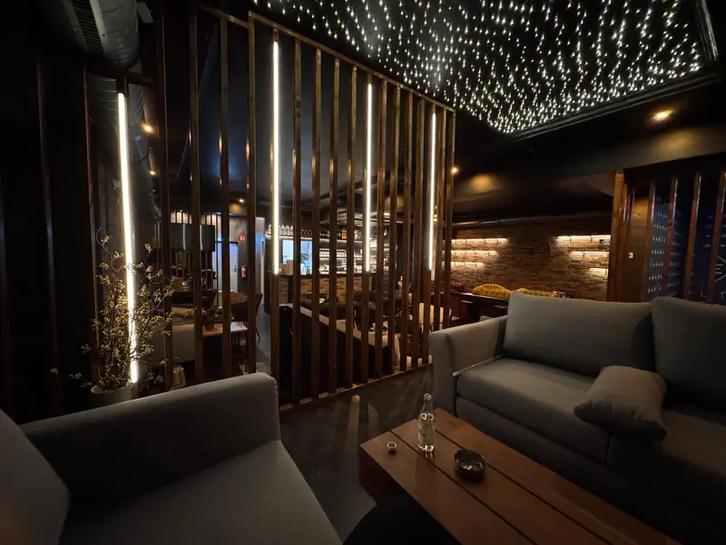 Lounge mit Sternenhimmel